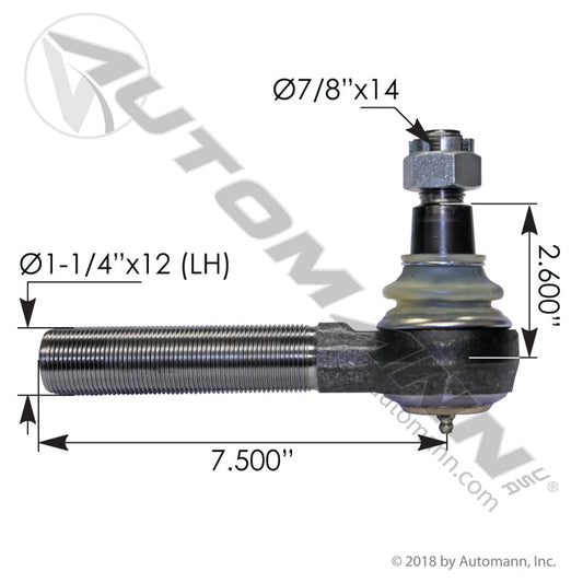 462.ES3033L - Tie Rod End