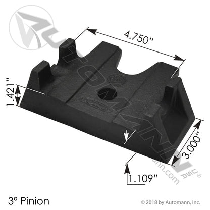 MFL24 - Axle Seat 3 Deg LH Freightliner